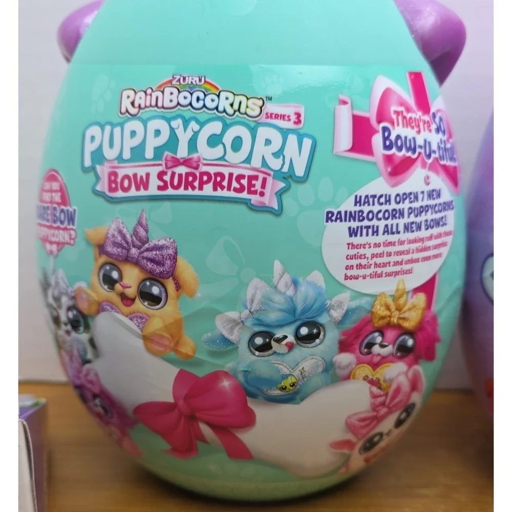 ZURU Rainbocorns Puppycorn & Kittycorn Surprise Egg Bundle Pack Factory Sealed